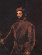 Titian Portrait of Ippolito de'Medici in a Hungarian Costume Germany oil painting reproduction