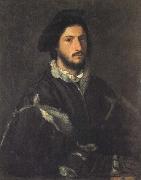 Titian Portrait of a Gentleman France oil painting reproduction