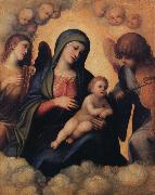 Correggio Madonna and Child with Angels playing Musical Instruments Germany oil painting reproduction