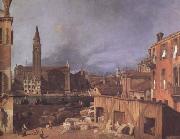 Canaletto Campo San Vitale and Santa Maria (mk08) USA oil painting reproduction