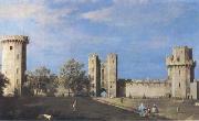 Canaletto The Courtyard of the Castle of Warwick (mk08) Sweden oil painting reproduction