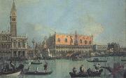 Canaletto A View of the Ducal Palace in Venice (mk21) USA oil painting reproduction