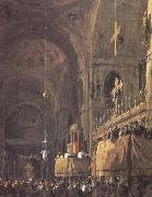 Canaletto Interior of San Marco (mk25) France oil painting reproduction