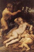 Correggio Zeus and Antiope Sweden oil painting reproduction