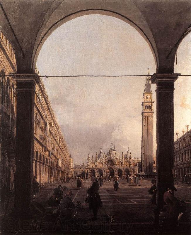 Canaletto Piazza San Marco: Looking East from the North-West Corner f