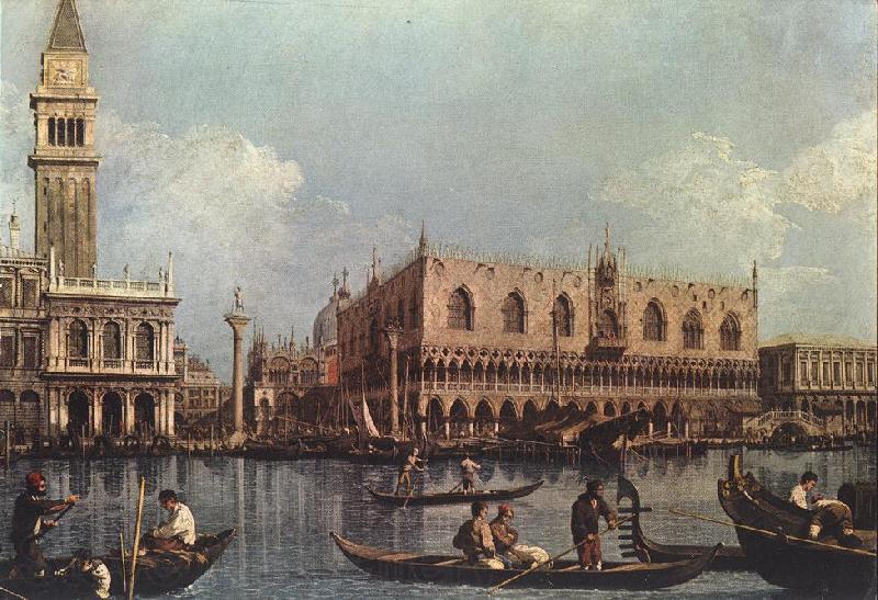 Canaletto View of the Bacino di San Marco (St Mark s Basin) Norge oil painting art