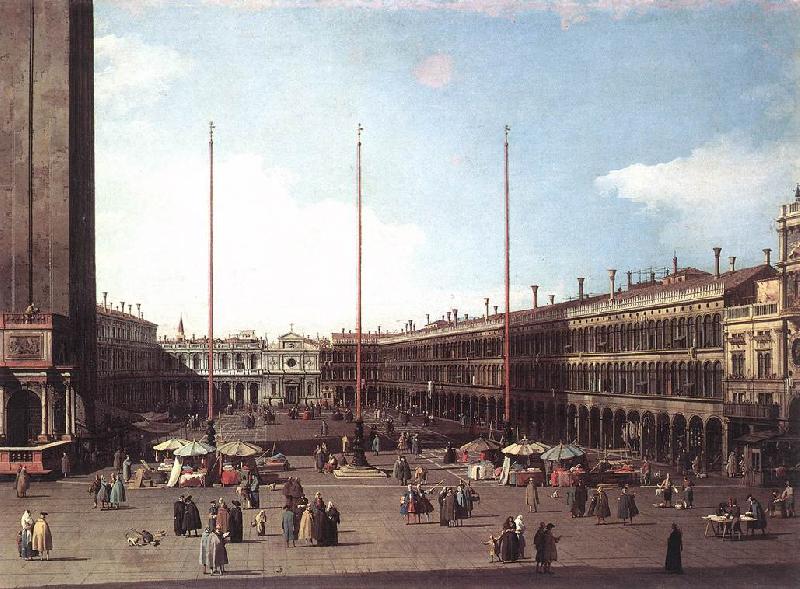 Canaletto Piazza San Marco, Looking toward San Geminiano df Spain oil painting art