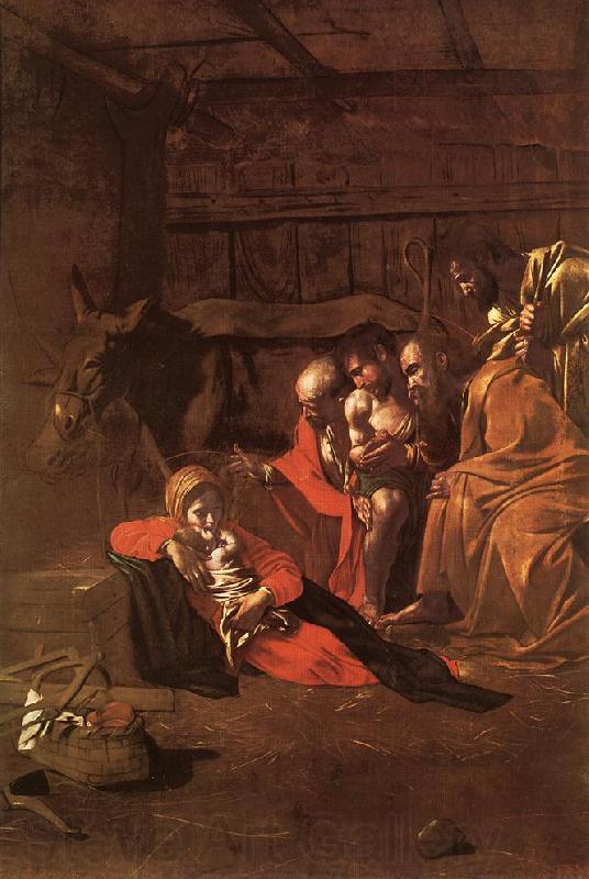 Caravaggio Adoration of the Shepherds fg Norge oil painting art