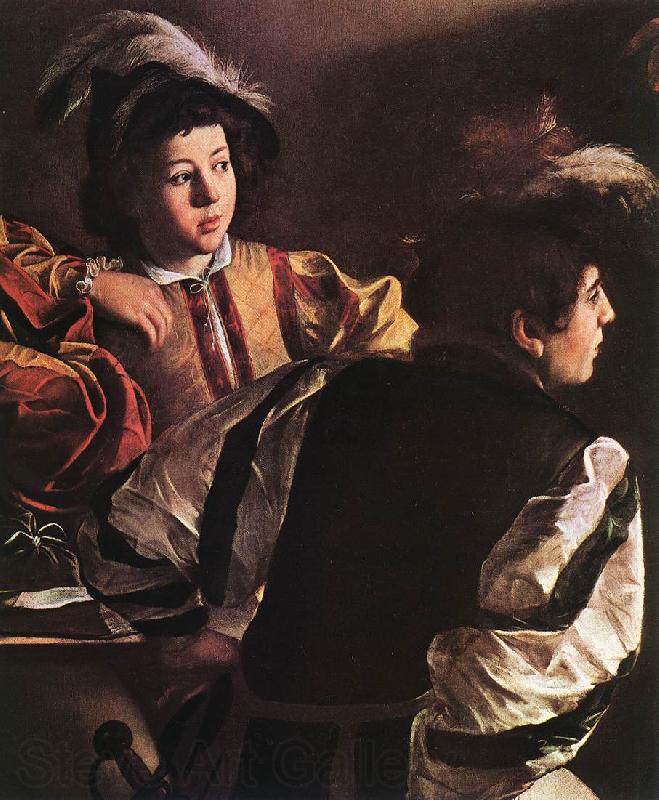 Caravaggio The Calling of Saint Matthew (detail) urt Germany oil painting art