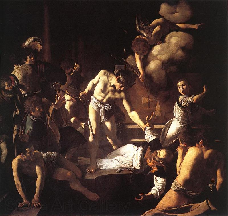 Caravaggio The Martyrdom of St Matthew Spain oil painting art
