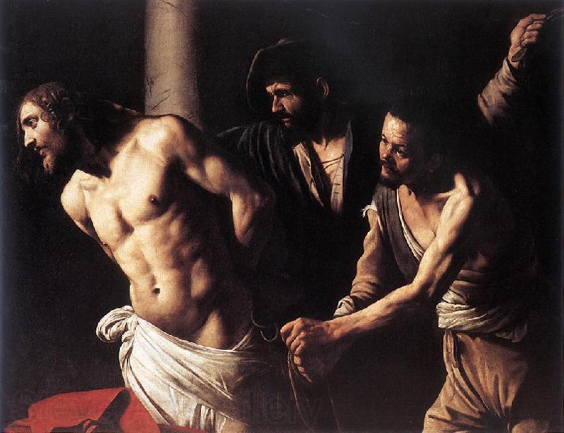 Caravaggio Christ at the Column fdg Spain oil painting art