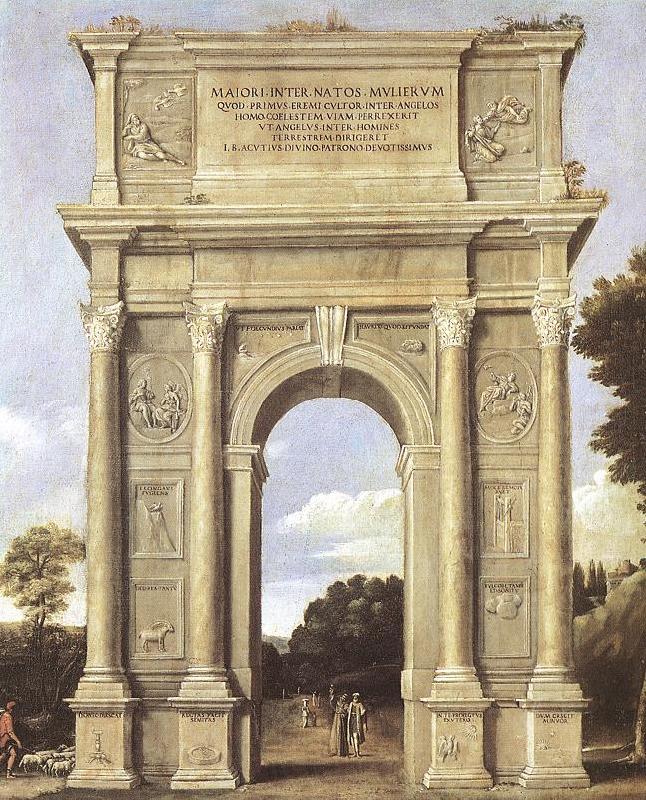 Domenichino A Triumphal Arch of Allegories dfa Germany oil painting art
