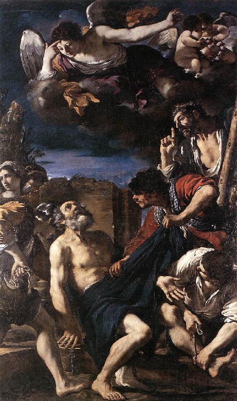 GUERCINO The Martyrdom of St Peter  jg Spain oil painting art