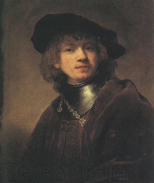 Rembrandt Self Portrait as a Young Man Spain oil painting art