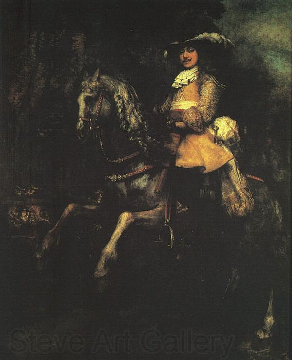 Rembrandt Frederick Rihel on Horseback Spain oil painting art