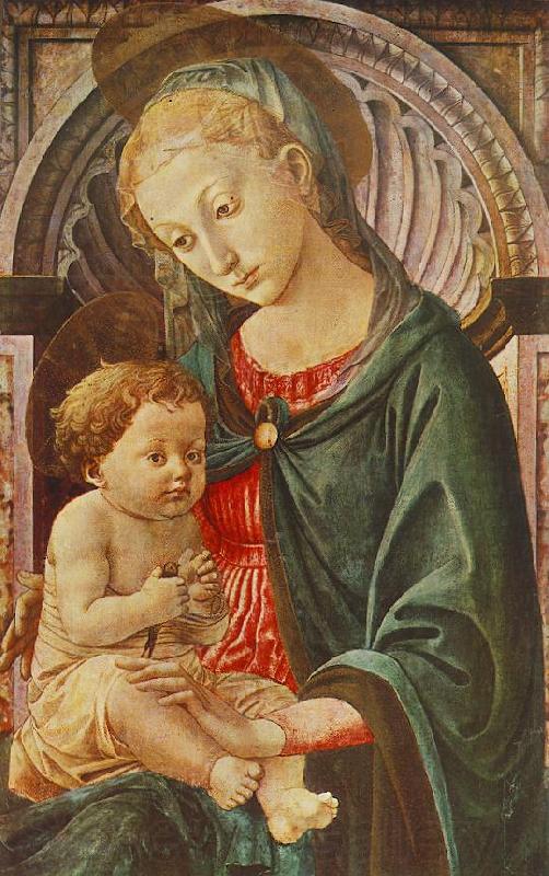 PESELLINO Madonna with Child (detail) fsgf Norge oil painting art