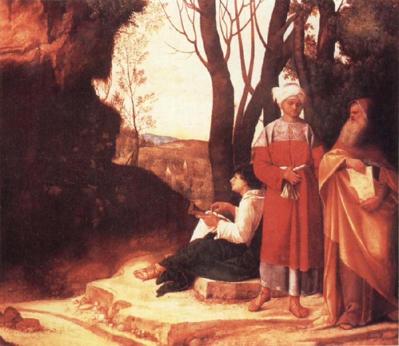 Giorgione Die drei Philosophen Germany oil painting art