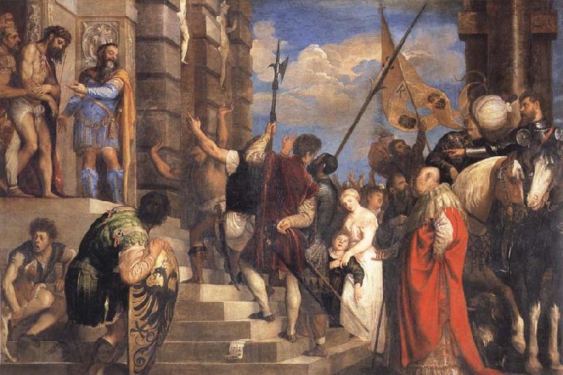 Titian Ecce homo Spain oil painting art