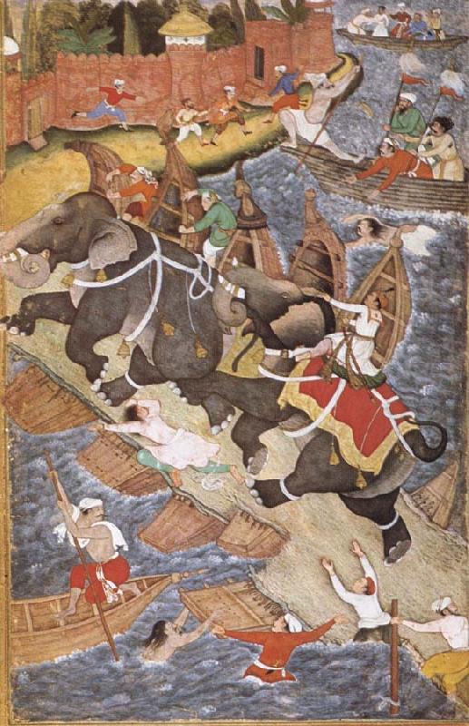Basawan Akbar controls Rewarded Hawa Spain oil painting art