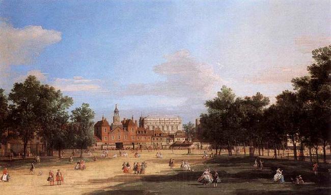 Canaletto the Old Horse Guards and Banqueting Hall, from St James-s Park Germany oil painting art