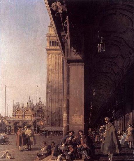 Canaletto Looking East from the South West Corner Norge oil painting art