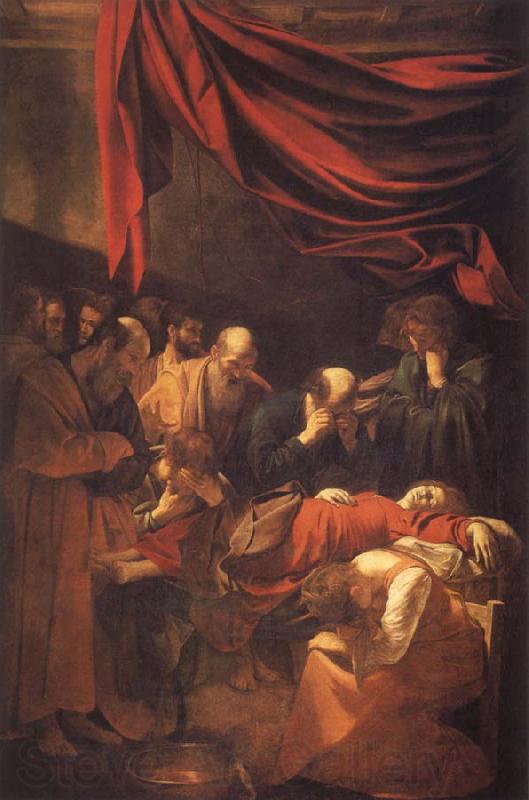 Caravaggio The Death of the Virgin Norge oil painting art