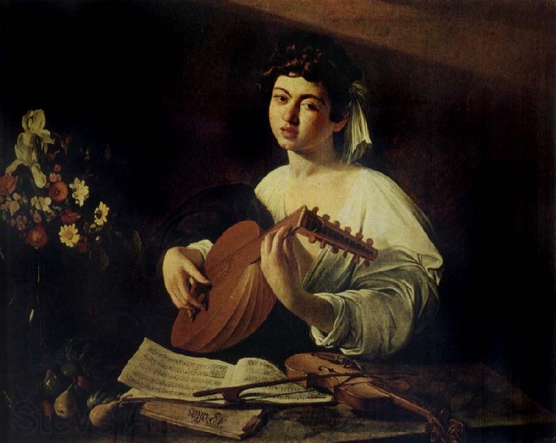 Caravaggio The Lute Player France oil painting art