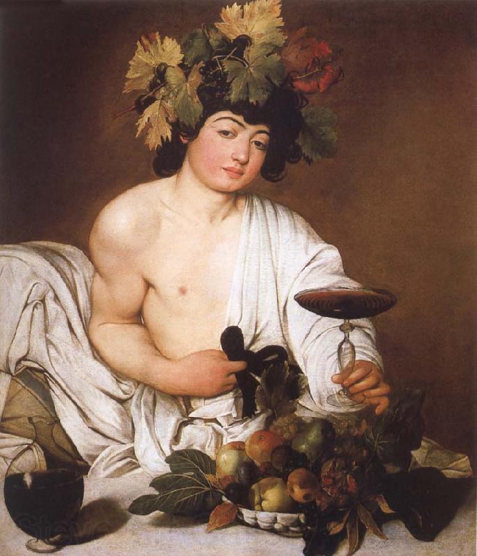 Caravaggio Bacchus France oil painting art