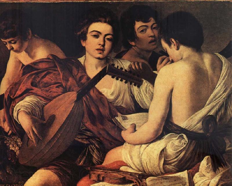 Caravaggio The Musicians Spain oil painting art
