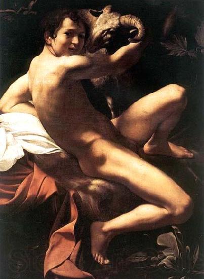 Caravaggio St. John the Baptist France oil painting art