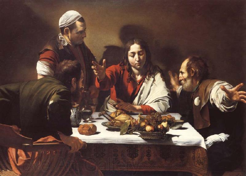 Caravaggio The Supper at Emmaus France oil painting art