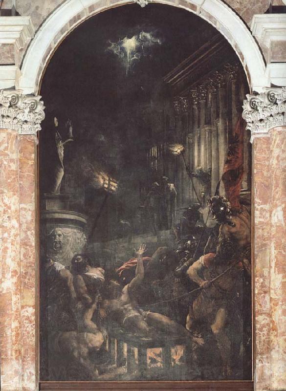 Titian Martyrdom of St.Laurence Norge oil painting art