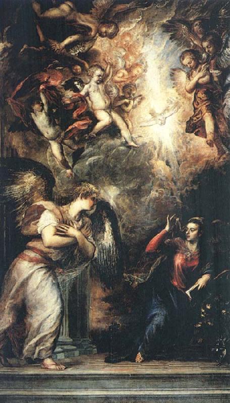 Titian Annunciation Spain oil painting art