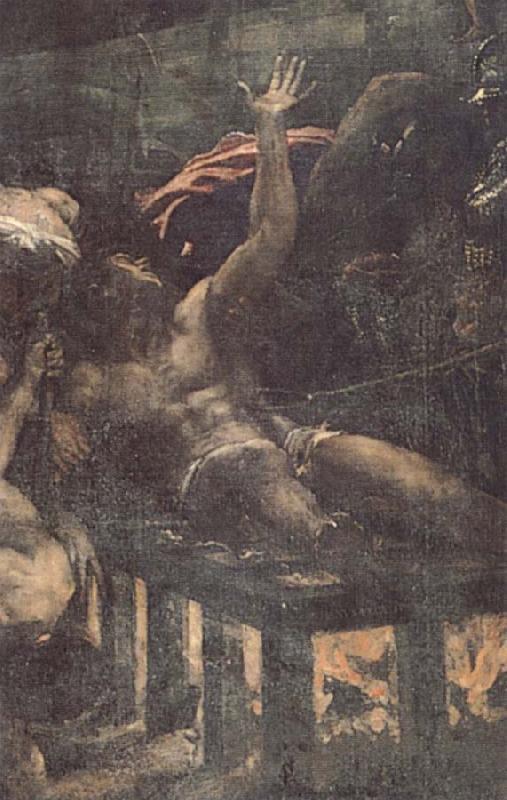 Titian Detail of  Martyrdom of St.Laurence Germany oil painting art