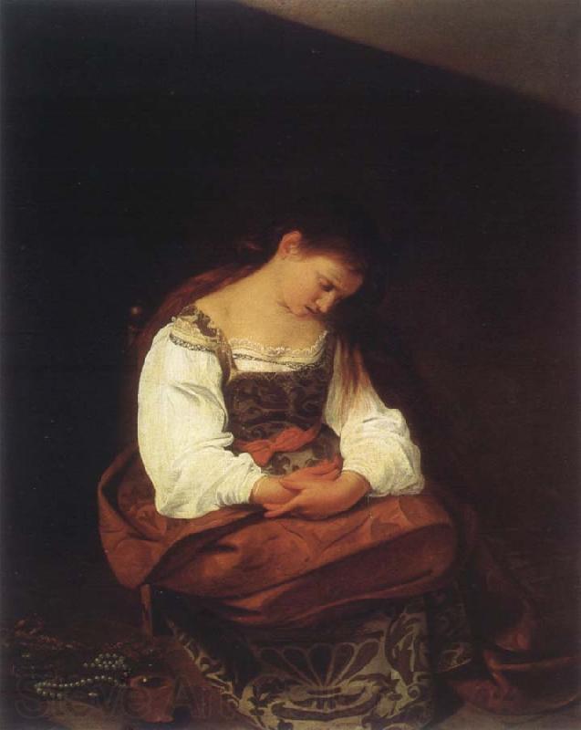Caravaggio Maria Magdalena France oil painting art
