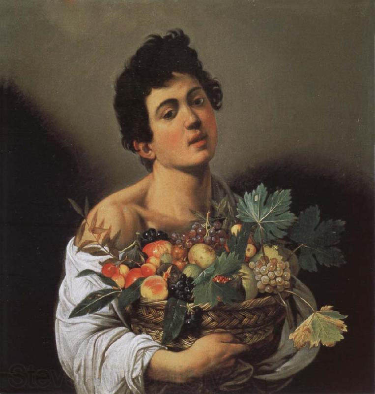 Caravaggio Jungling with fruits basket Germany oil painting art
