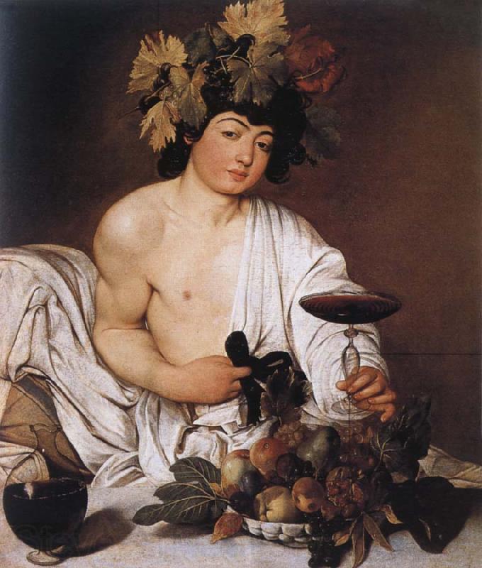 Caravaggio Youthful Bacchus France oil painting art