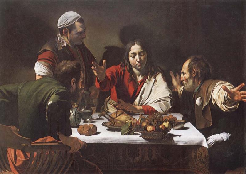 Caravaggio Supper of Aaimasi Spain oil painting art