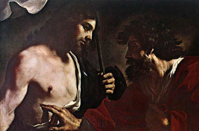 GUERCINO Doubting Thomas Germany oil painting art