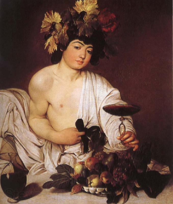 Caravaggio The young Bacchus Spain oil painting art