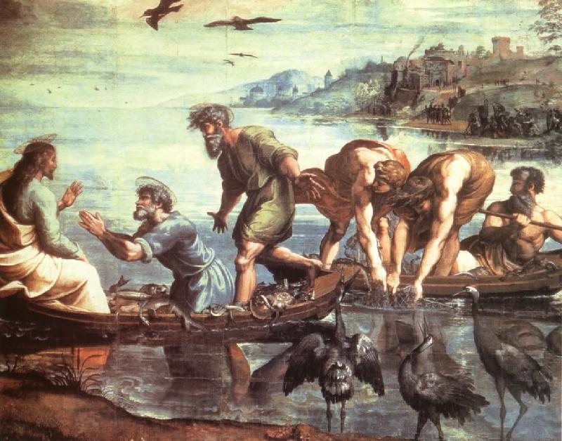 Raphael The Miraculous Draught of Fishes Spain oil painting art