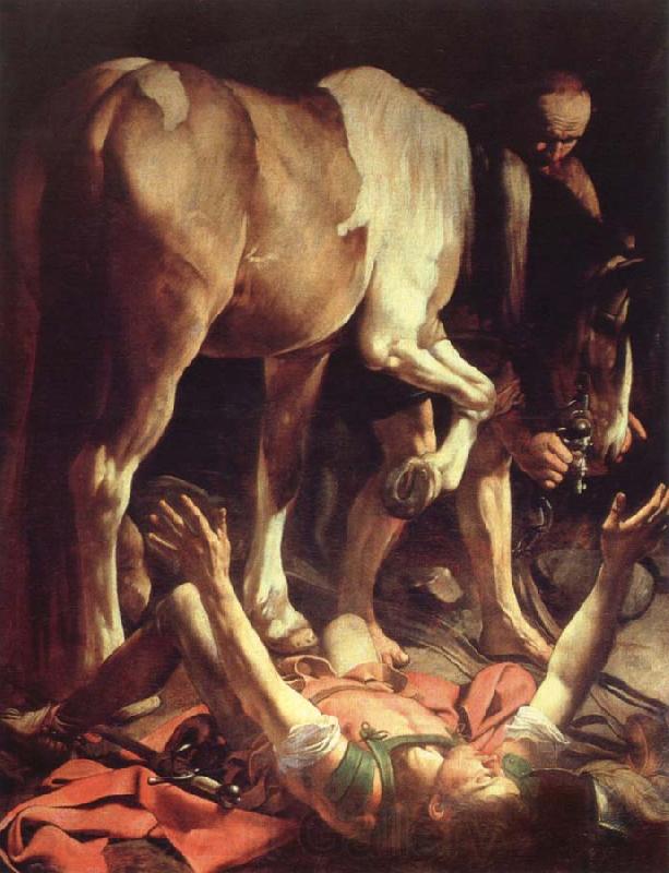 Caravaggio the conversion on the way to damascus Norge oil painting art