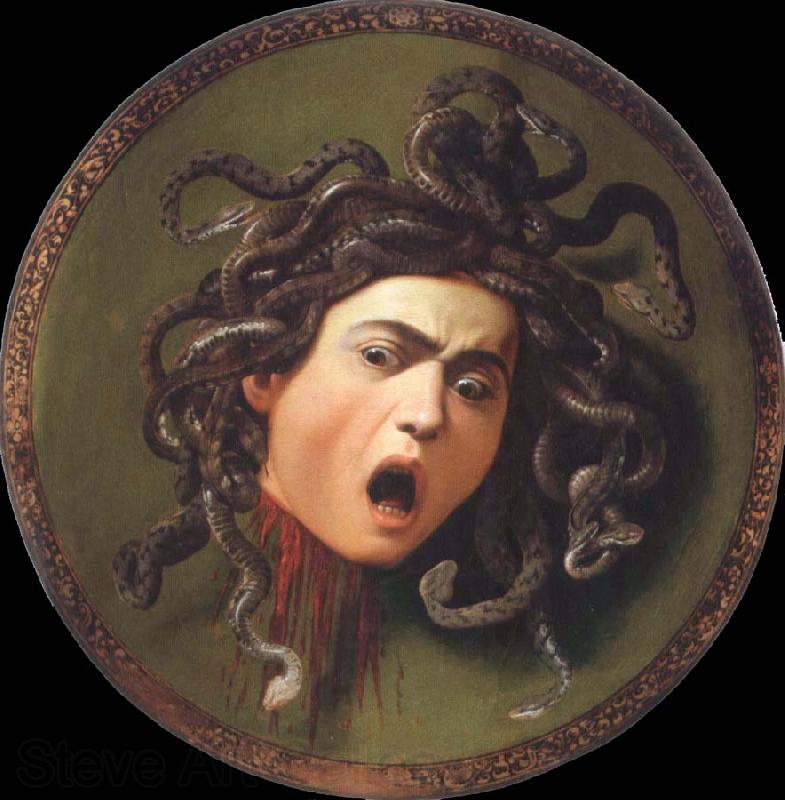 Caravaggio the head of medusa France oil painting art