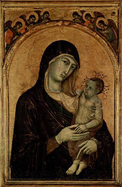 Duccio Madonna with Child. Spain oil painting art