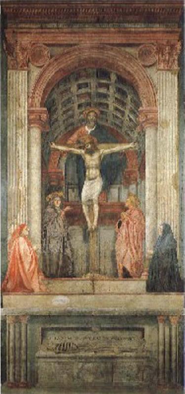 MASACCIO Holy Trinity Germany oil painting art