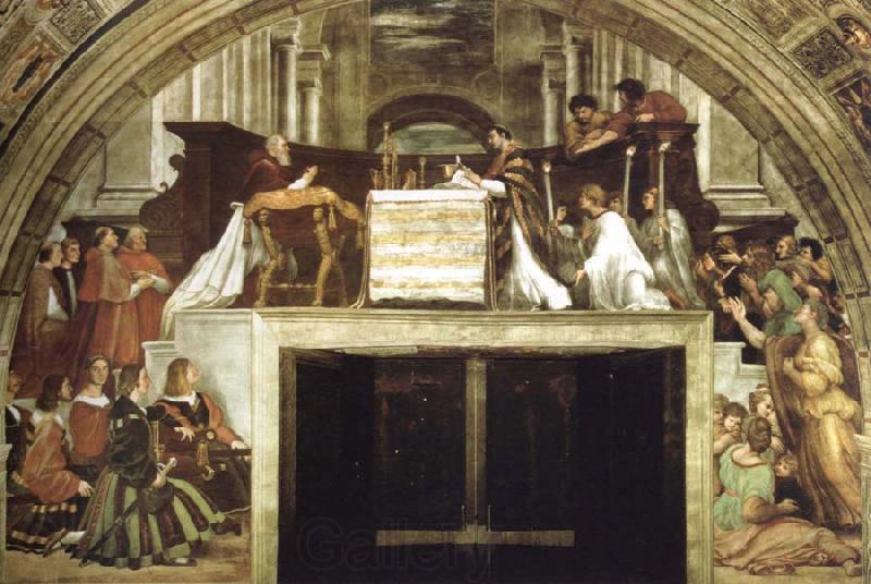 Raphael the mass of bolsena Norge oil painting art