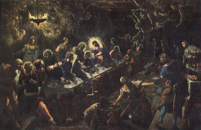 Tintoretto The Last Supper Norge oil painting art