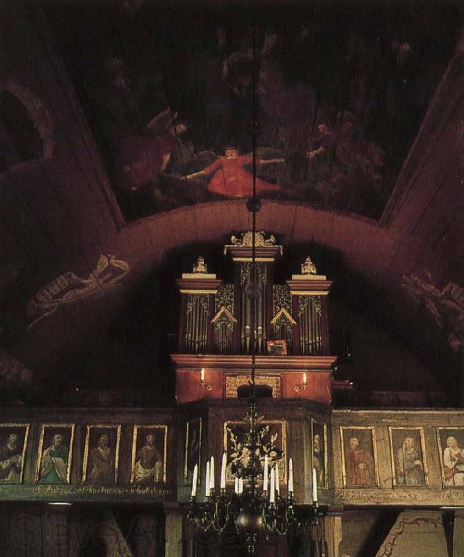 kulturen redan vid medeltidens slut hade orglar funnits i kyrkorna men forst pa 1600 ta let blev de mera allmant gangse Spain oil painting art