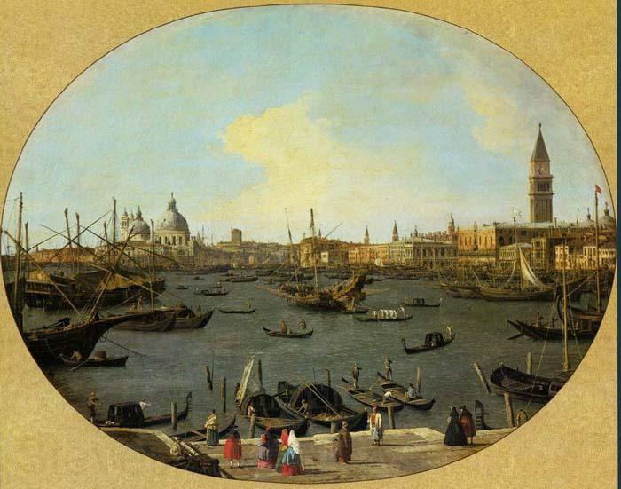 Canaletto Venice Viewed from the San Giorgio Maggiore - Oil on canvas France oil painting art