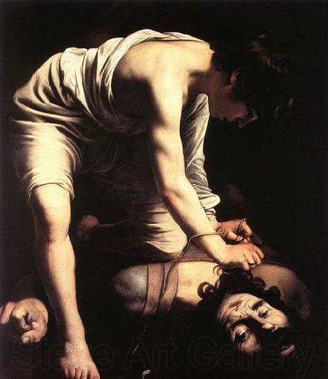 Caravaggio David France oil painting art